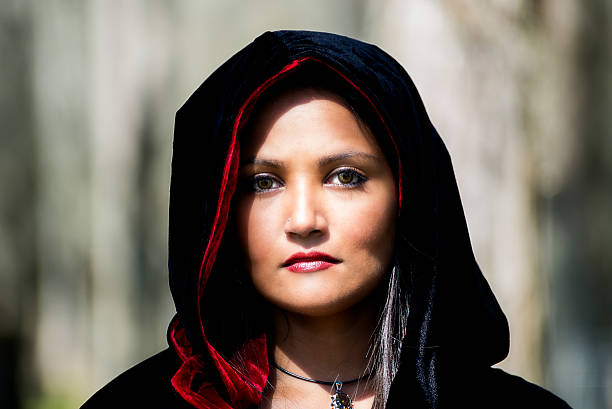 istock Woman in a Hooded Cape 164476884