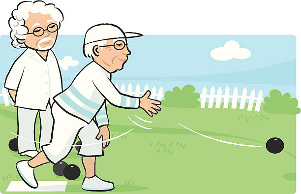 Lawnbowling Stock Illustration - Download Image Now - Lawn Bowling, Yard -  Grounds, Active Seniors - iStock
