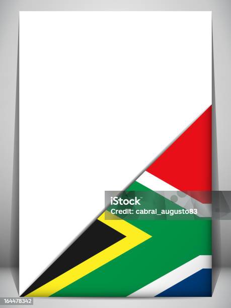 Südafrikaflagge Drehen Seite Stock Vektor Art und mehr Bilder von Biegung - Biegung, Buchseite, Dokument