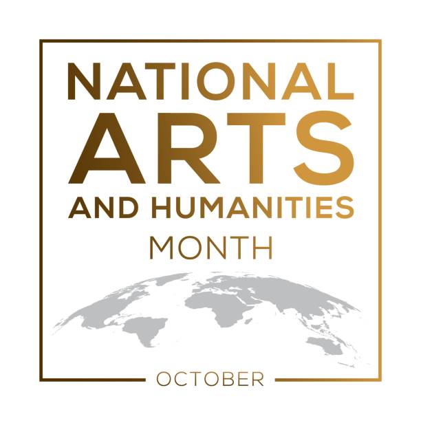 национальный месяц искусств и гуманитарных наук - humanities stock illustrations