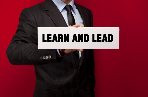 Learn and Lead Concept