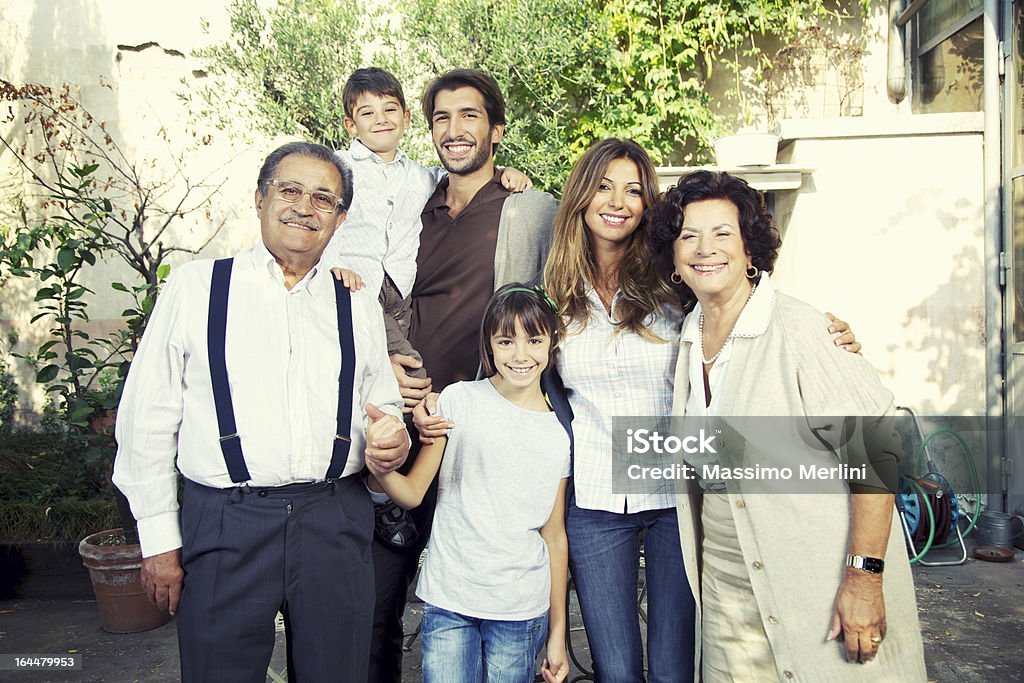 家族のポートレート - イタリアのロイヤリティフリーストックフォト
