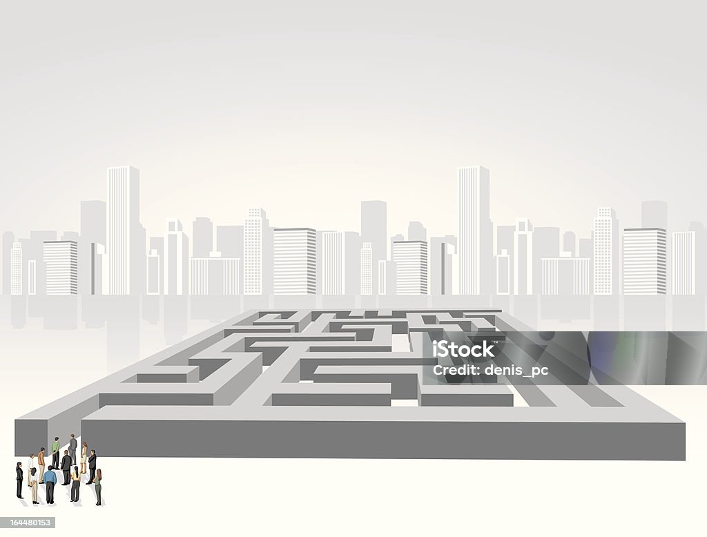 Multiple Options Maze Multiple Options Stock Illustration - Download Image Now - Abstract ...