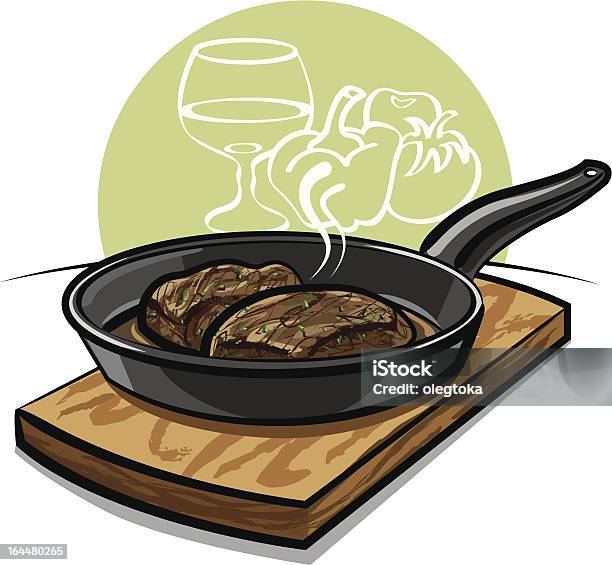 스테이크 고기에 대한 스톡 벡터 아트 및 기타 이미지 - 고기, 구이, 꼬치에 끼워 굽기