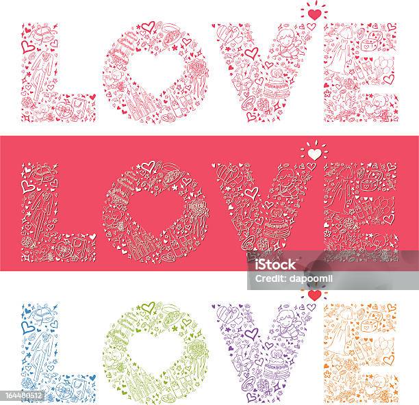 Love With Wedding Set Stock Illustration - Download Image Now - Animal Markings, Arranging, Art