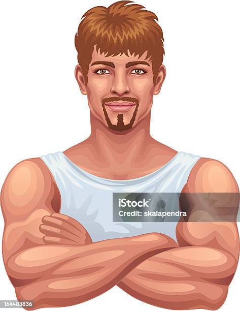 Strong Man Stock Illustration - Download Image Now - Boxing - Sport, The Human Body, Active Lifestyle