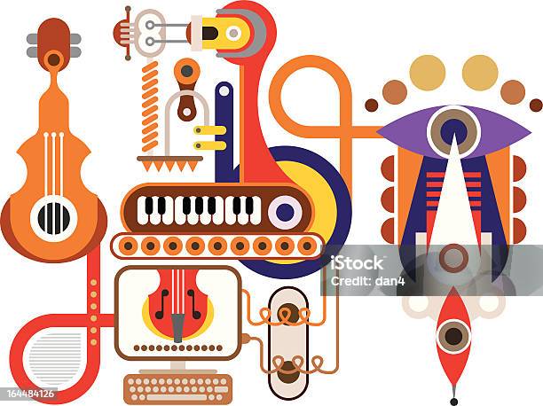 Music Machine Object Music Machine Stock Illustration - Download Image Now - Music Box ...