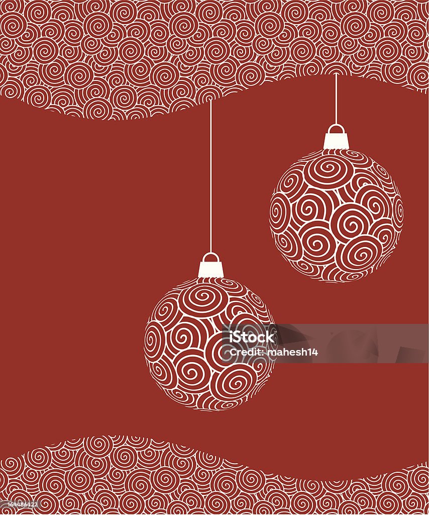 Redemoinho de Design ornamentos de Natal - Royalty-free Arte arte vetorial