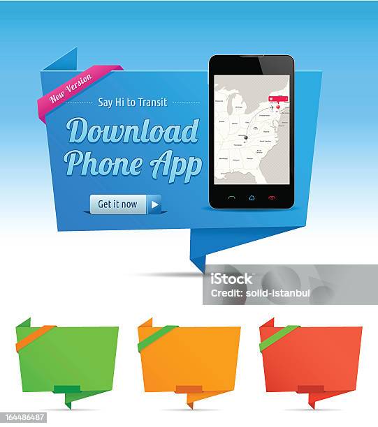 Origami Contenu Des Boîtes Vecteurs libres de droits et plus d'images vectorielles de Affaires - Affaires, Affaires Finance et Industrie, Application mobile