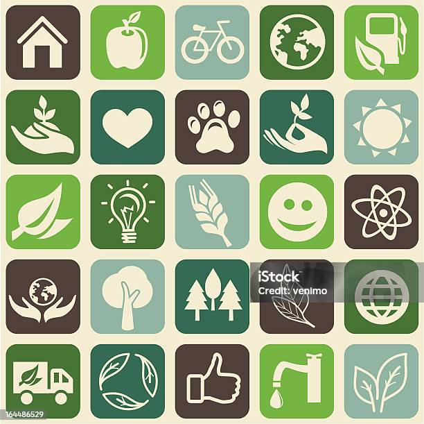 Vettore Seamless Pattern Verde - Immagini vettoriali stock e altre immagini di Simbolo di cuore - Simbolo di cuore, Acqua, Albero