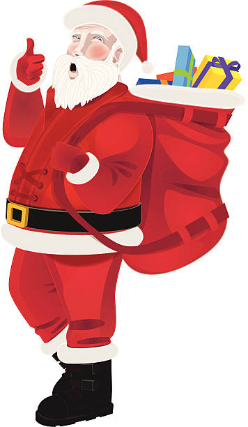 Santa Claus Approves  ian stock illustrations