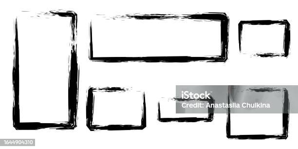 Texture Frames Vector Set Of Elements Stock Illustration - Download ...