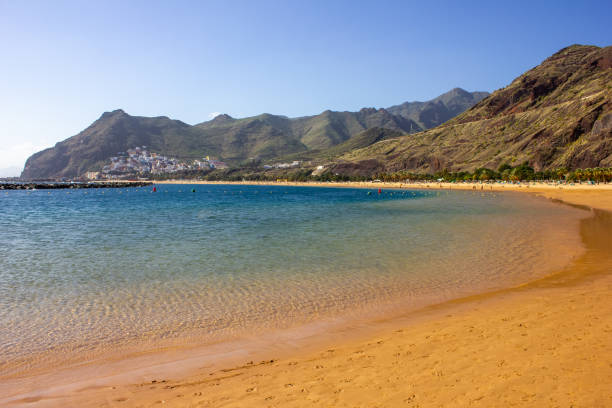 istock Stunning Cliffs and Beach, Playa de Las Teresitas, Tenerife, Spain 1644922283