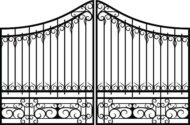 Vector illustration of Iron Gate