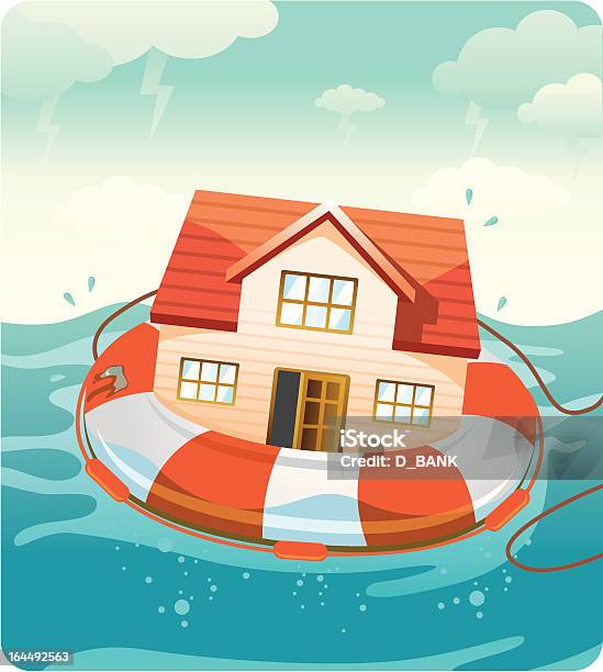 Home Insurance Stock Illustration - Download Image Now - House, Mortgage Loan, Assistance