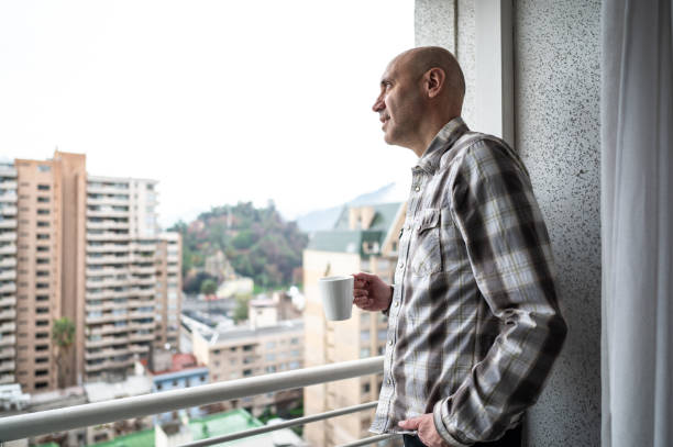 istock Drinking coffee at home by the window 1644925971