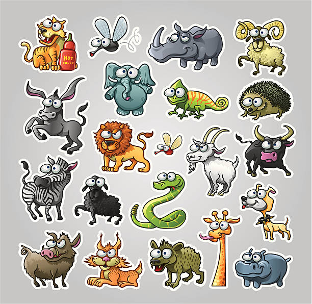 Animals Set Stock Illustration - Download Image Now - Animal, Animals In  The Wild, Bobcat - iStock