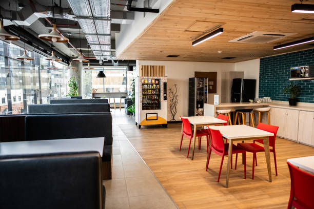 istock Interior empty of a office coffee shop 1644931800