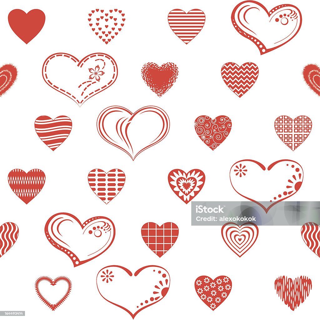 Valentine heart, seamless "Valentine seamless with pictogram hearts, abstract background pattern, symbol of love. Vector" Abstract stock vector