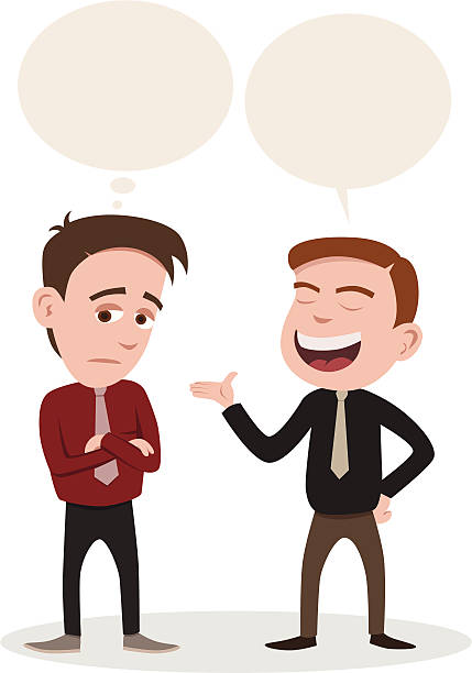 conversation vector art illustration