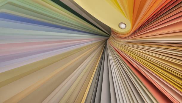 istock Colour swatches book. Rainbow sample colors catalogue 1644947215