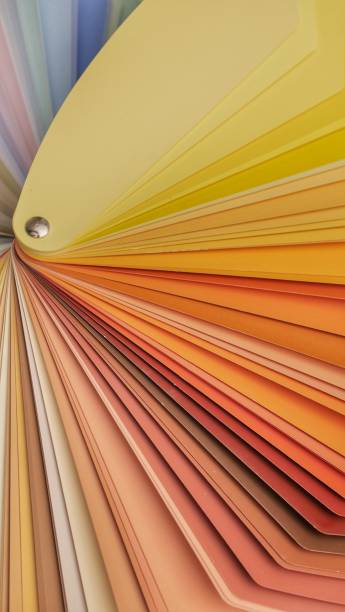 istock Colour swatches book. Rainbow sample colors catalogue 1644947256