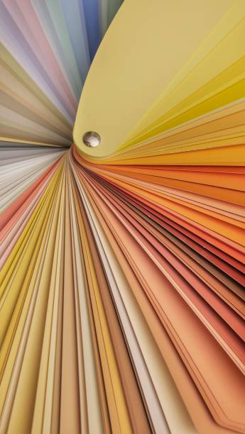 istock Colour swatches book. Rainbow sample colors catalogue 1644947283