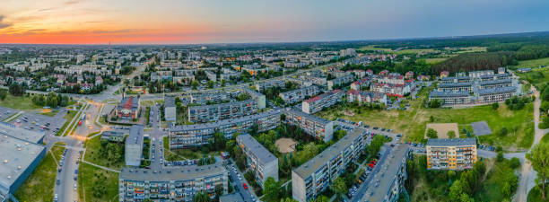 istock View at Pabianice city from a drone 1644960135