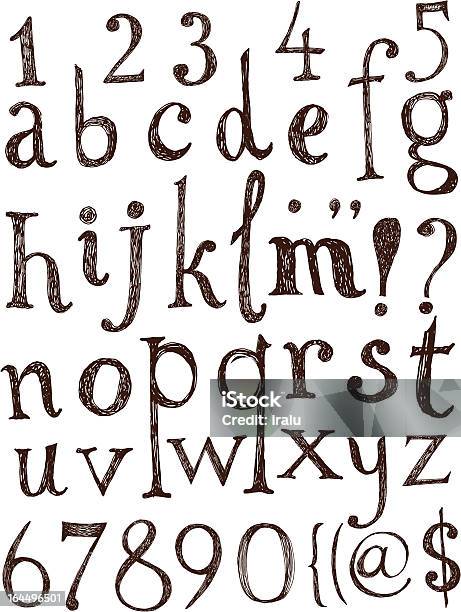 A Vector Image Of A Alphabet On A White Background Stock Illustration - Download Image Now - Number, Alphabet, Alphabetical Order