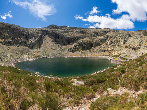 Laguna de La Nava, high mountain Sierra de Gredos, Spain