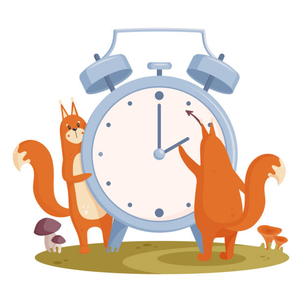 20+ Fall Back Time Change Cartoon Stock Illustrations, Royalty-Free ...