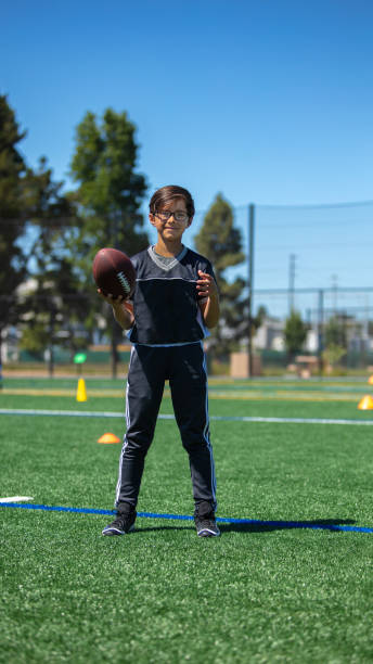 istock Flag Football Player Portrait 1645043515