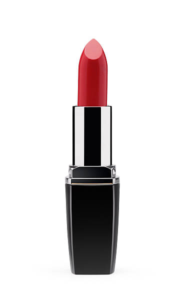 Red lipstick Red lipstick isolated on white background lipstick photos stock pictures, royalty-free photos & images