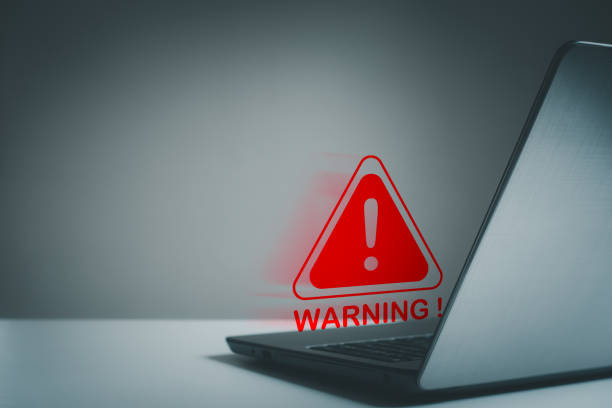 istock Virus and cybercrime, system warning hacked alert, cyberattack on computer network. Cybersecurity vulnerability, data breach, illegal connection, compromised information concept. Malicious software. 1645088793