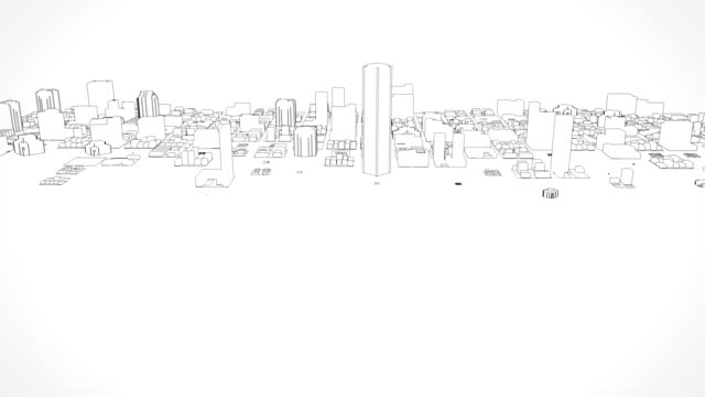 Growing city sketch