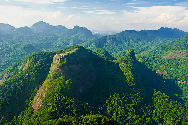 Rio de Janeiro Brazil  Tijuca National Park, where the Christ of Corcovado is located.