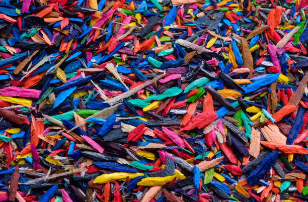 istock Background of colorful pencil shaving 1645265822