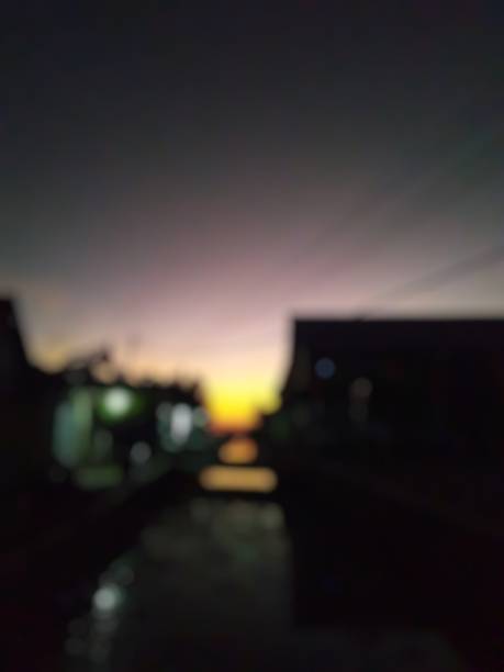 istock Abstract blur image of Sunset background 1645282333
