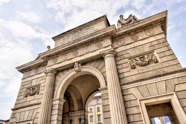 istock The Porta Garibaldi arch in Milan 1645282841
