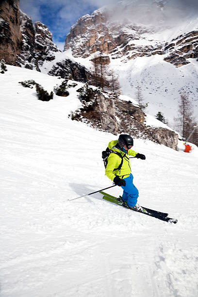 Backcountry Skiing on the Middle Teton, Grand Teton National Park, Wyoming