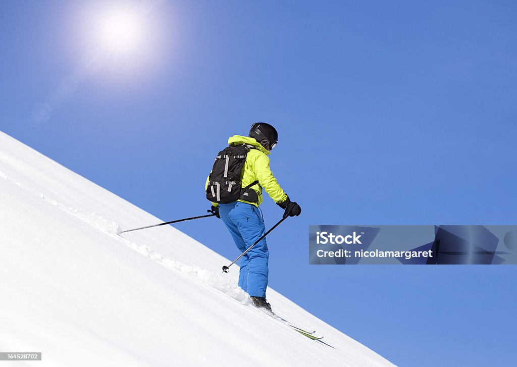 Downhill Esquiador - Foto de stock de Adulto royalty-free