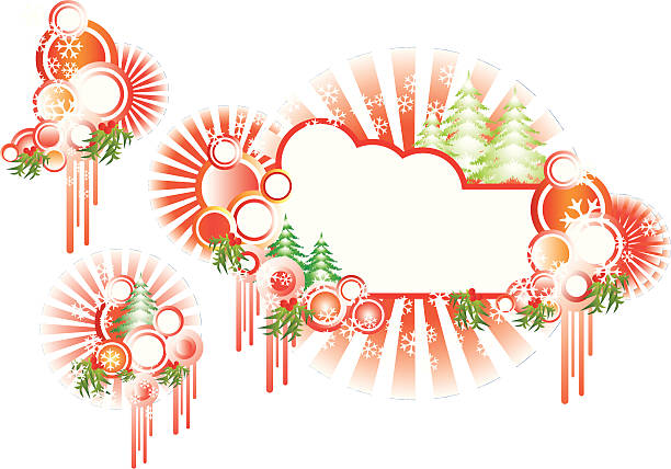 Banner di Natale - illustrazione arte vettoriale