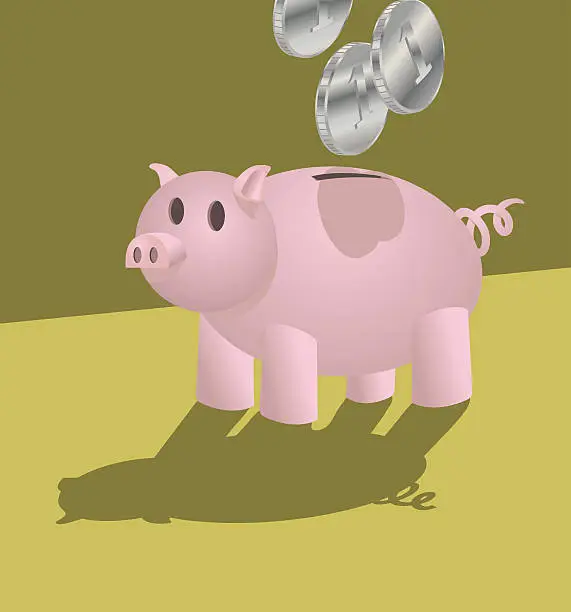 Vector illustration of Savings