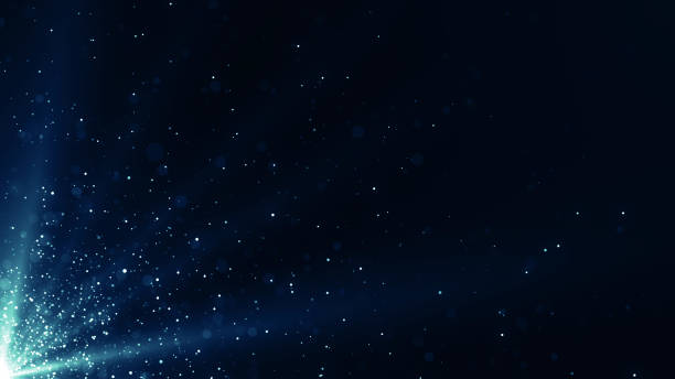 istock Particles Blue dust abstract light bokeh motion titles cinematic background 1645328535