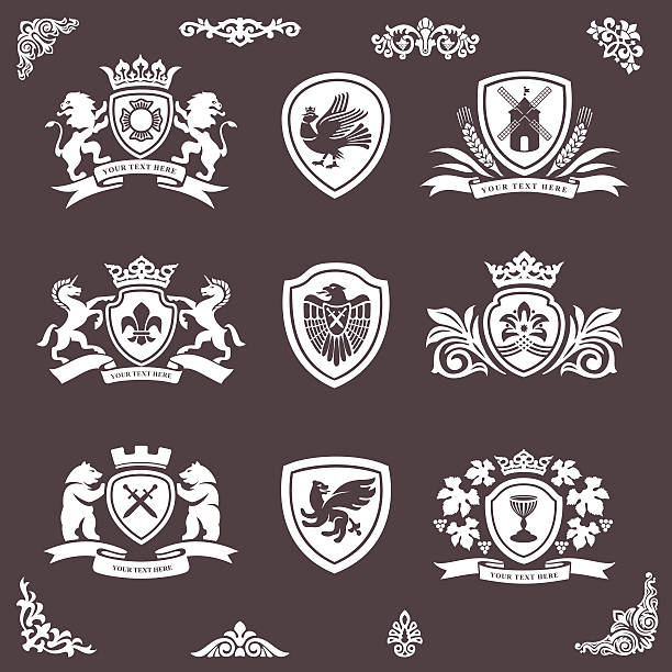 Heraldic Corn 590+ History Of Corn Stock Illustrations, Royalty-Free Vector Graphics ...