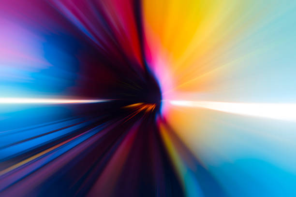 colorful tunnel subway train speeding through a tunnel shanghai china.adobe rgb 1998 use. light commercial vehicle stock pictures, royalty-free photos & images