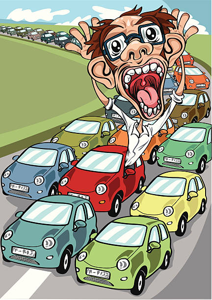 Holydays Stock Illustration - Download Image Now - Cartoon, Traffic Jam, Driving - iStock Holydays Stock Illustration - Download Image Now - Cartoon, Traffic Jam, Driving - iStock