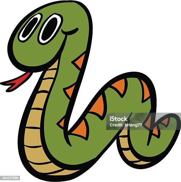 Mignon Dessin Animé De Serpent Vecteurs libres de droits et plus d'images vectorielles de Cartoon - Cartoon, Cobra, Serpent