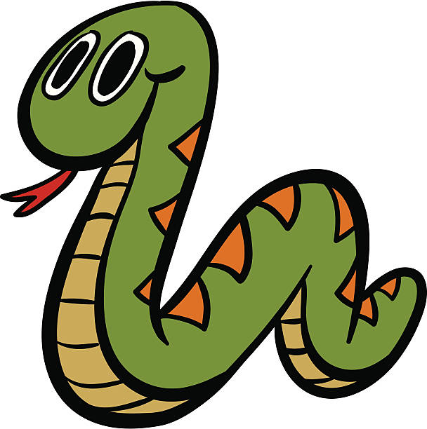 Cute Cartoon Snake Stock Illustration - Download Image Now - Cartoon,  Cobra, Snake - iStock