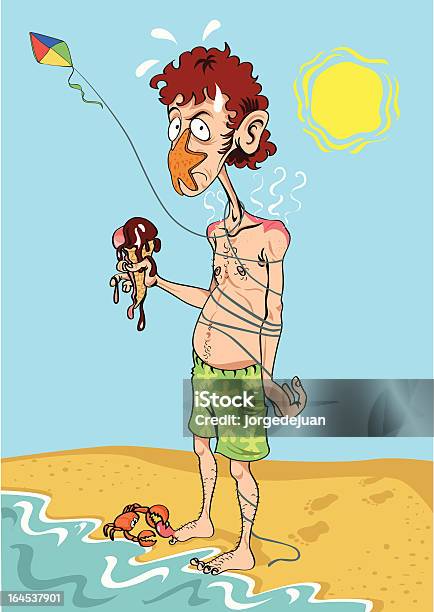 전통적인 여름 이벤트입니다 남자에 대한 스톡 벡터 아트 및 기타 이미지 - 남자, 남자 수영복, 냉동식품